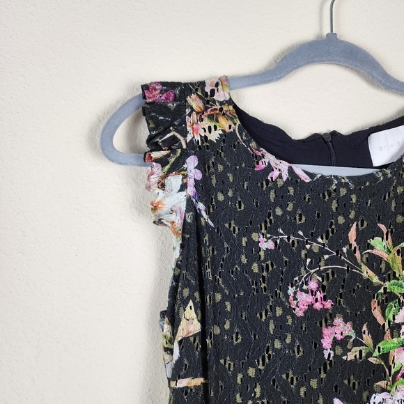 Anthropologie eri + ali Nevaeh floral lace fit & flare dress Size 2 - Picture 5 of 12